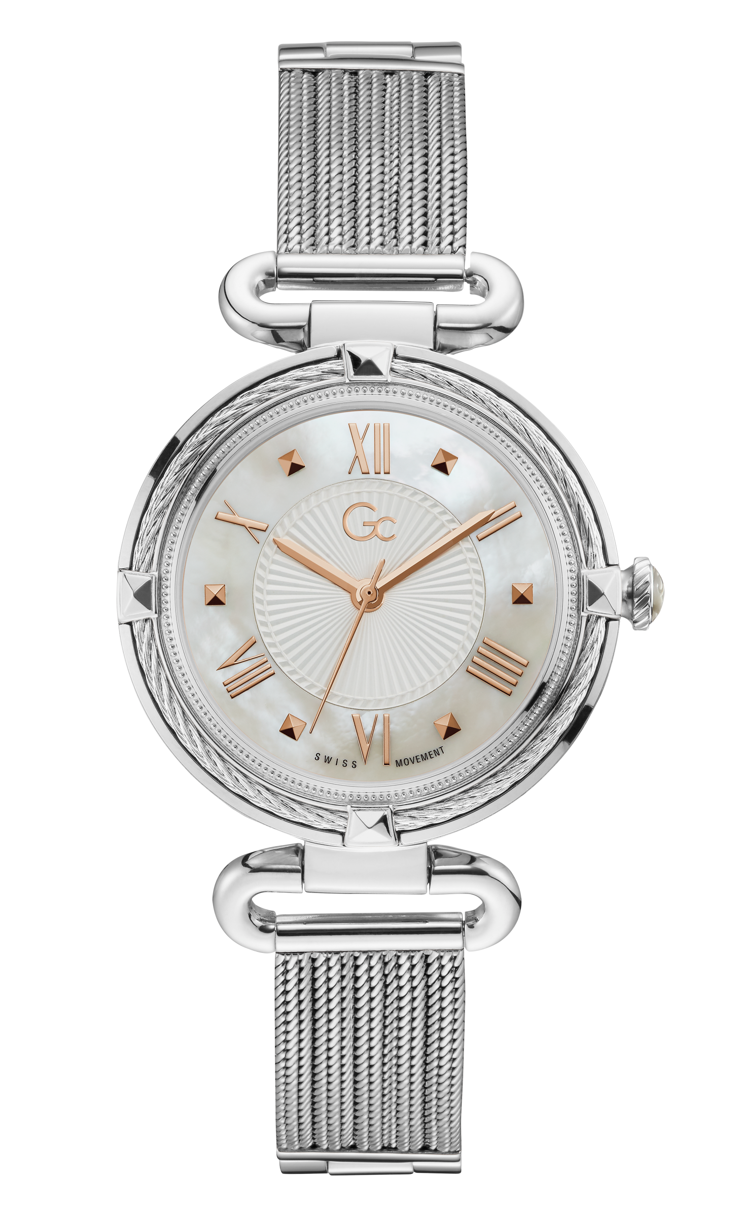 Guess Collection 36 mm White Dial Ladies Watch Y58005L1MF