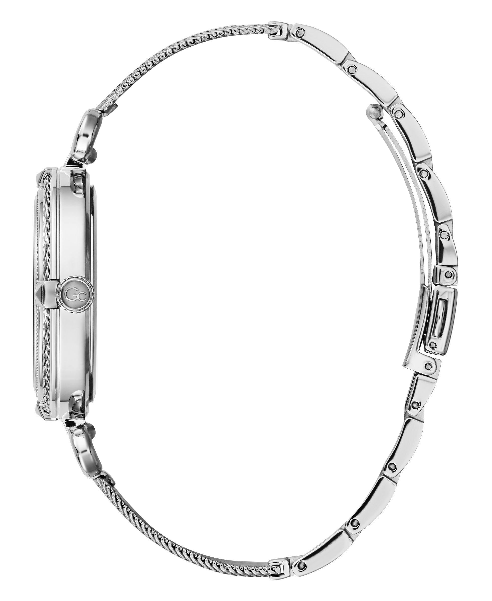 Guess Collection 36 mm White Dial Ladies Watch Y58005L1MF