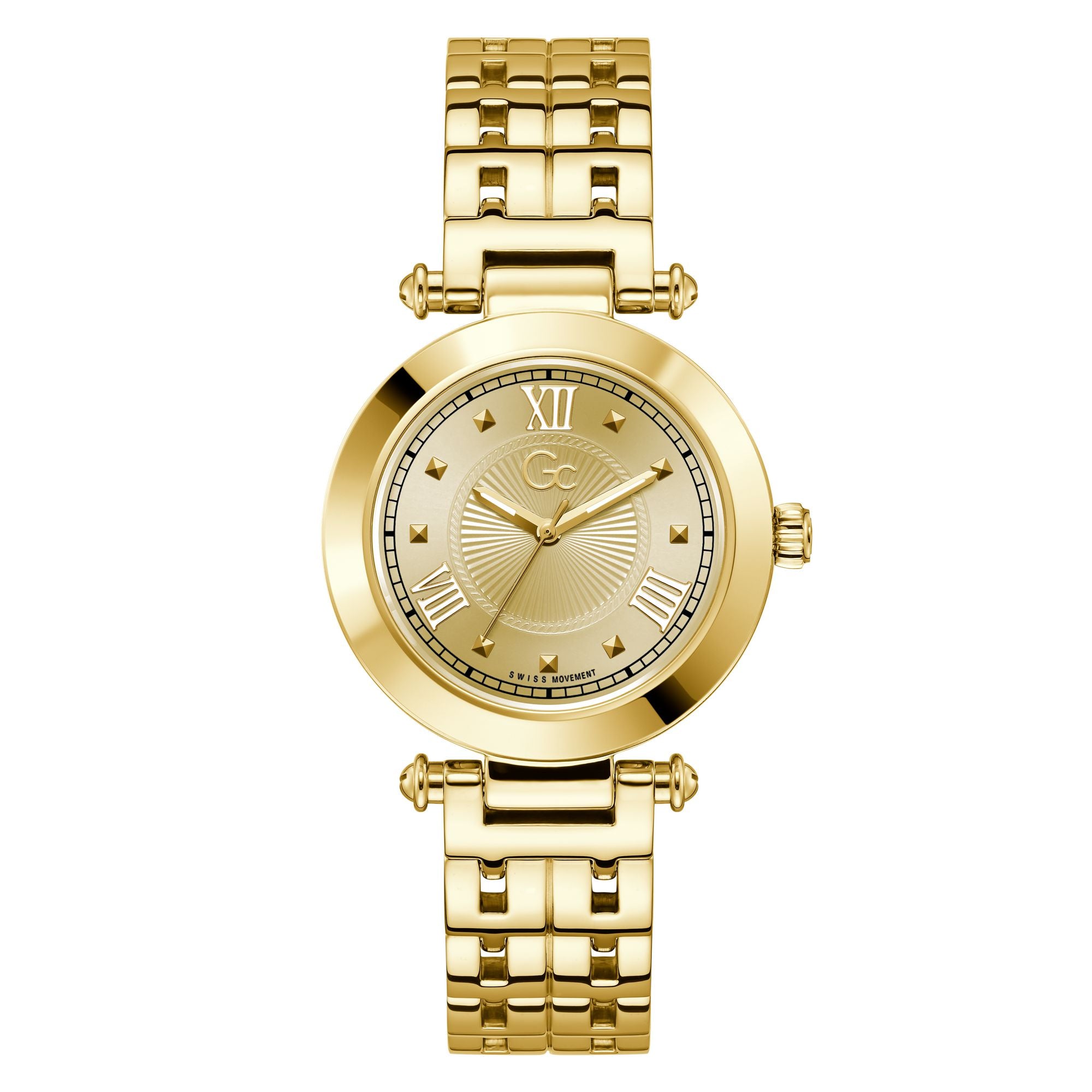 Guess Collection Champagne Dial 36.5 mm Women's Watch Y59017L6M