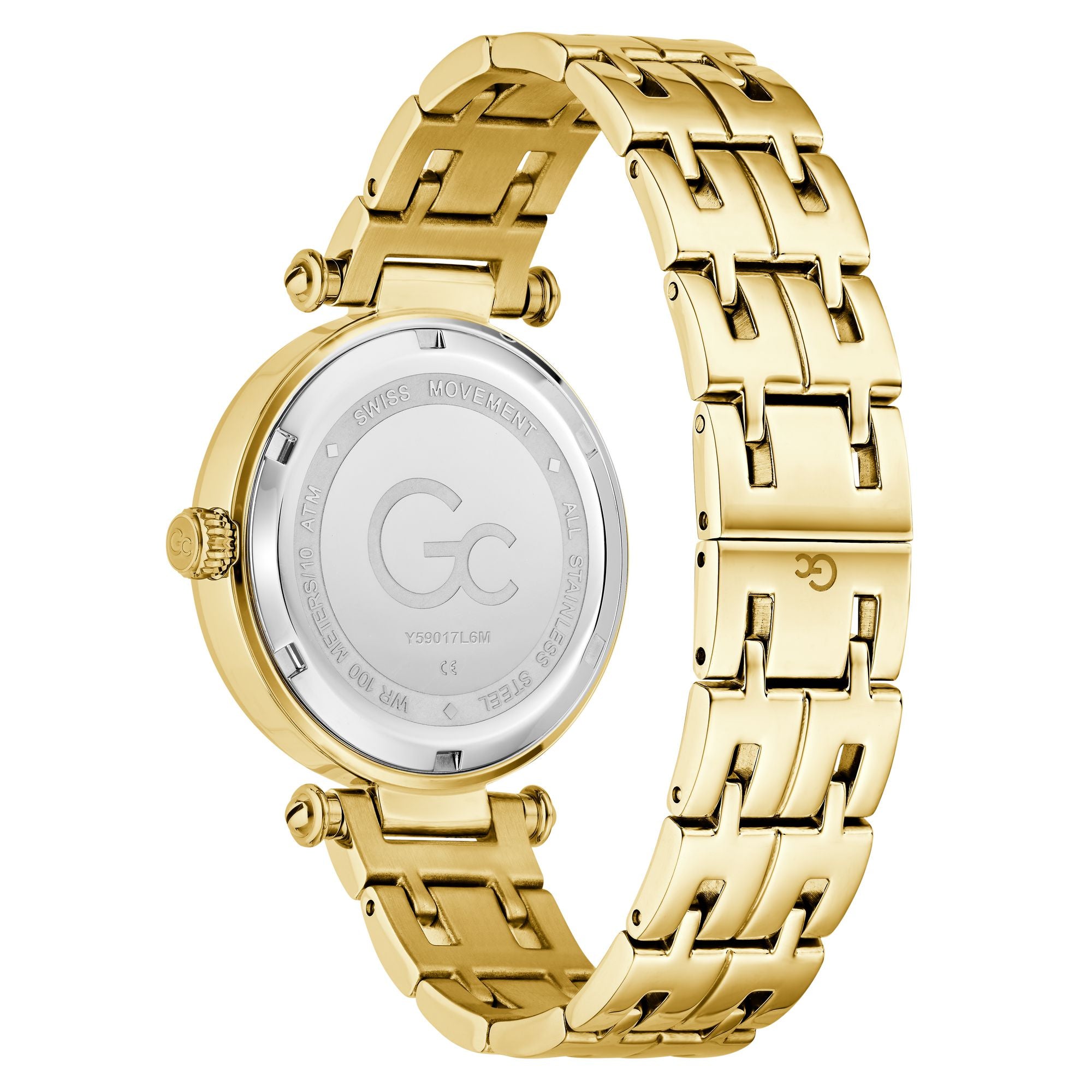 Guess Collection Champagne Dial 36.5 mm Women's Watch Y59017L6M