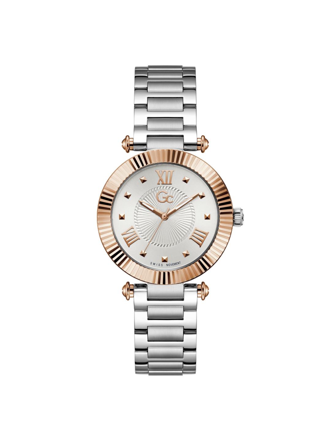 Guess Collection Sportchic 36.5 mm White Dial Women Analog Watch Y59018L1M