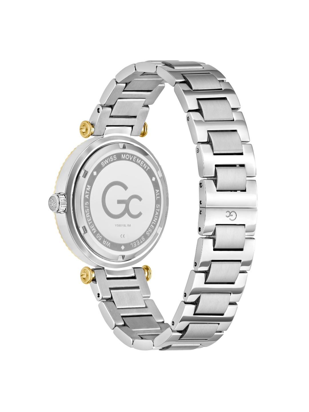 Guess Collection Sportchic 36.5 mm White Dial Women Analog Watch Y59019L1M