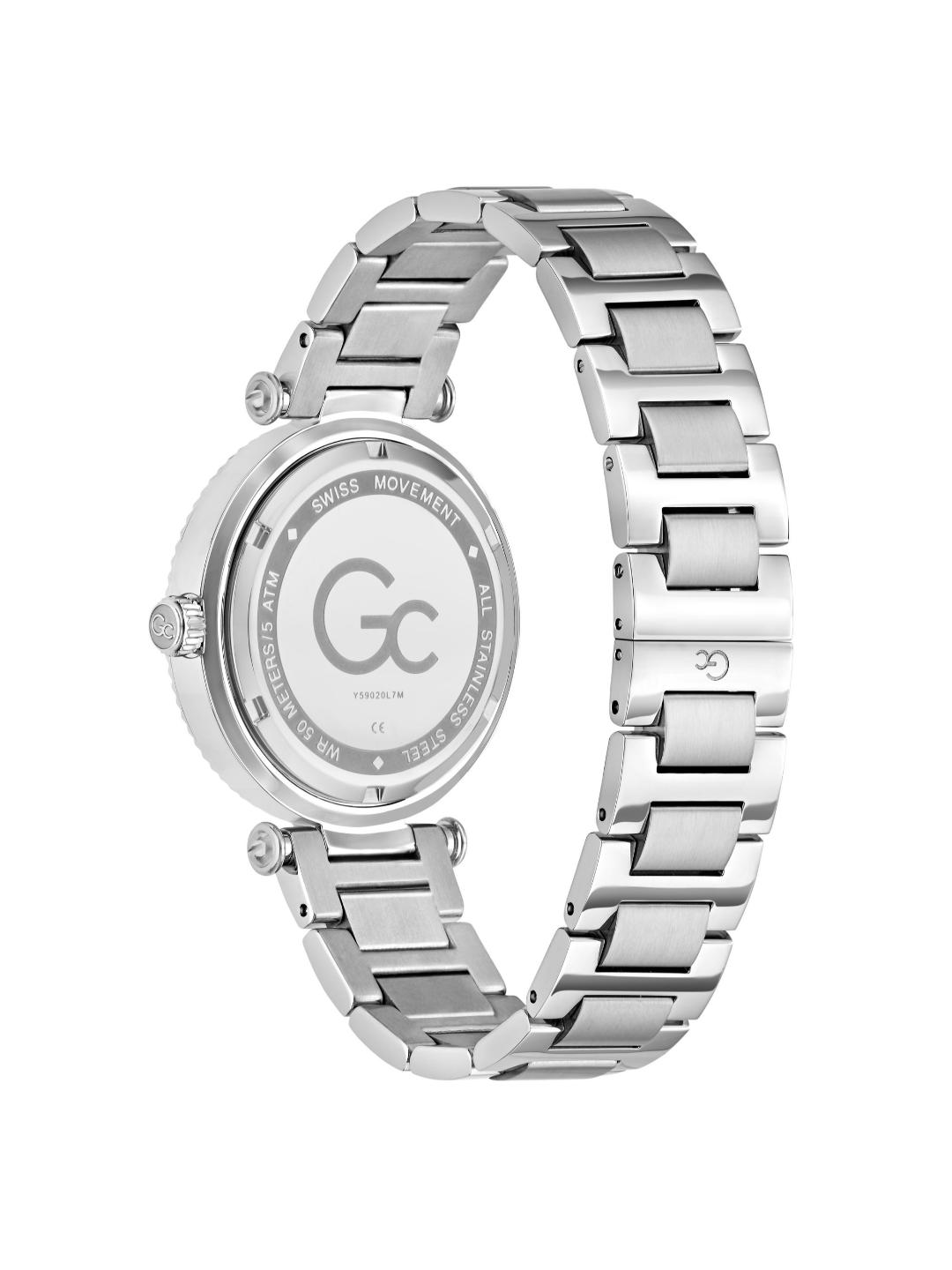 Guess Collection Sportchic 36.5 mm Blue Dial Women Analog Watch Y59020L7M