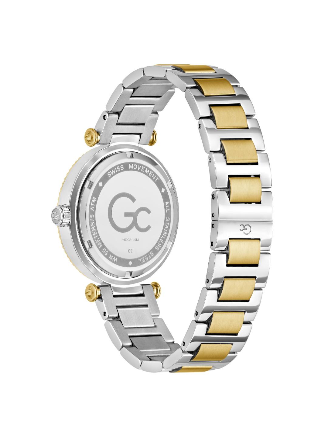 Guess Collection Sportchic 36.5 mm Green Dial Women Analog Watch Y59021L9M