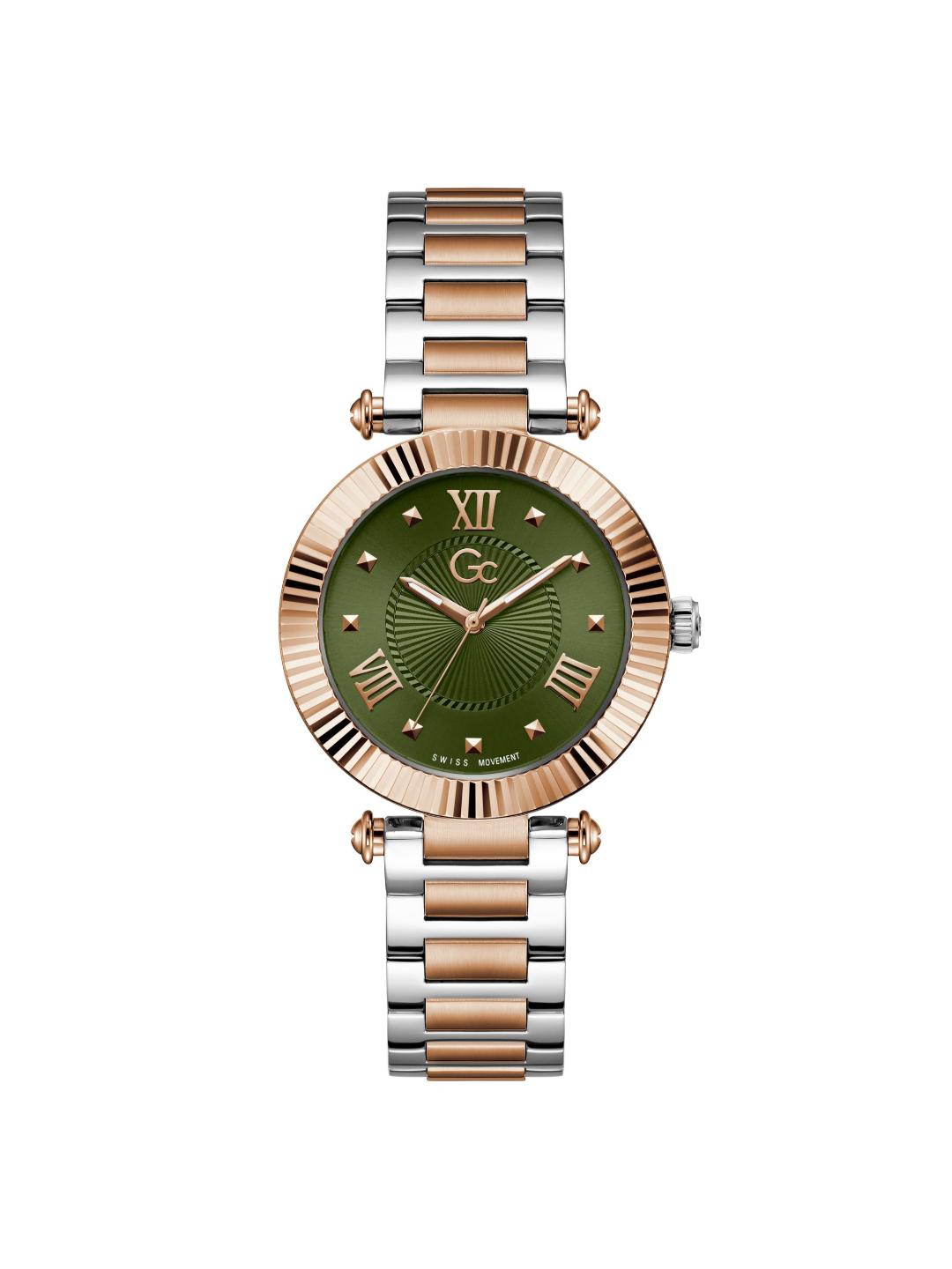 Guess Collection Sportchic 36.5 mm Green Dial Women Analog Watch Y59022L9M