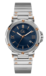 Guess Collection 42 mm Blue Dial Gents Watch Y61001G7MF