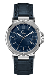 Guess Collection 42 mm Blue Dial Quartz Date Men Watch Y61004G7MF