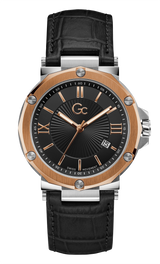 Guess Collection 42 mm Black Dial Gents Watch Y61005G2MF