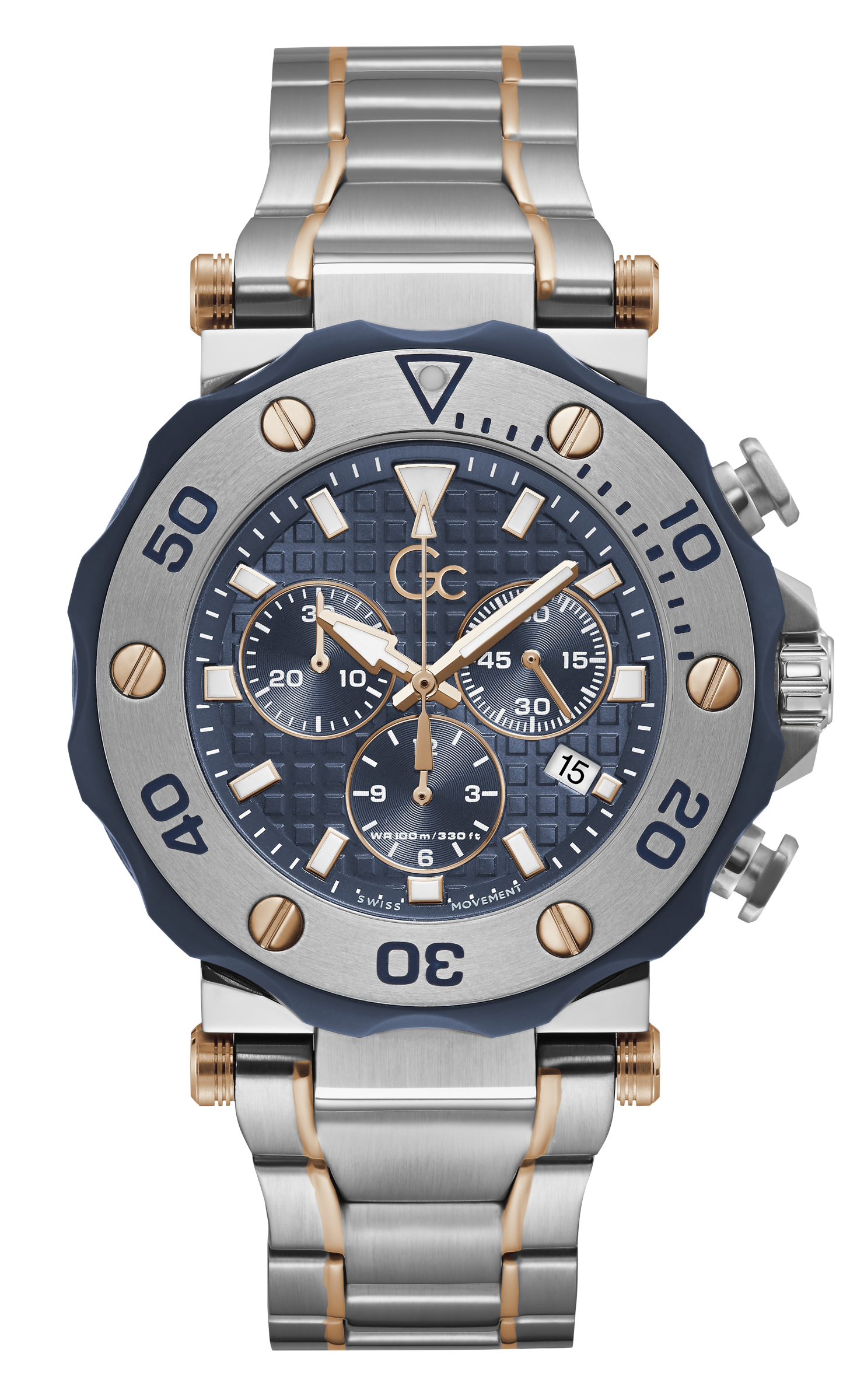Guess Collection Blue Dial Gents Watch Y63001G7MF