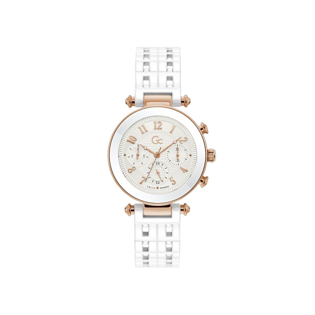 Guess Collection Women Silver Dial 36.5 mm Analog Watch Y65001L1MF