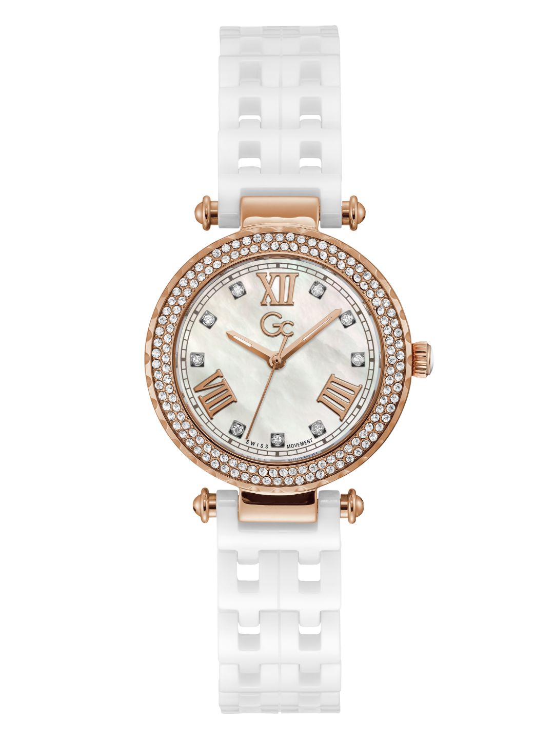 Guess Collection 32 mm Women White Wrist Watch Y66006L1MF