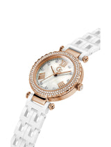 Guess Collection 32 mm Women White Wrist Watch Y66006L1MF