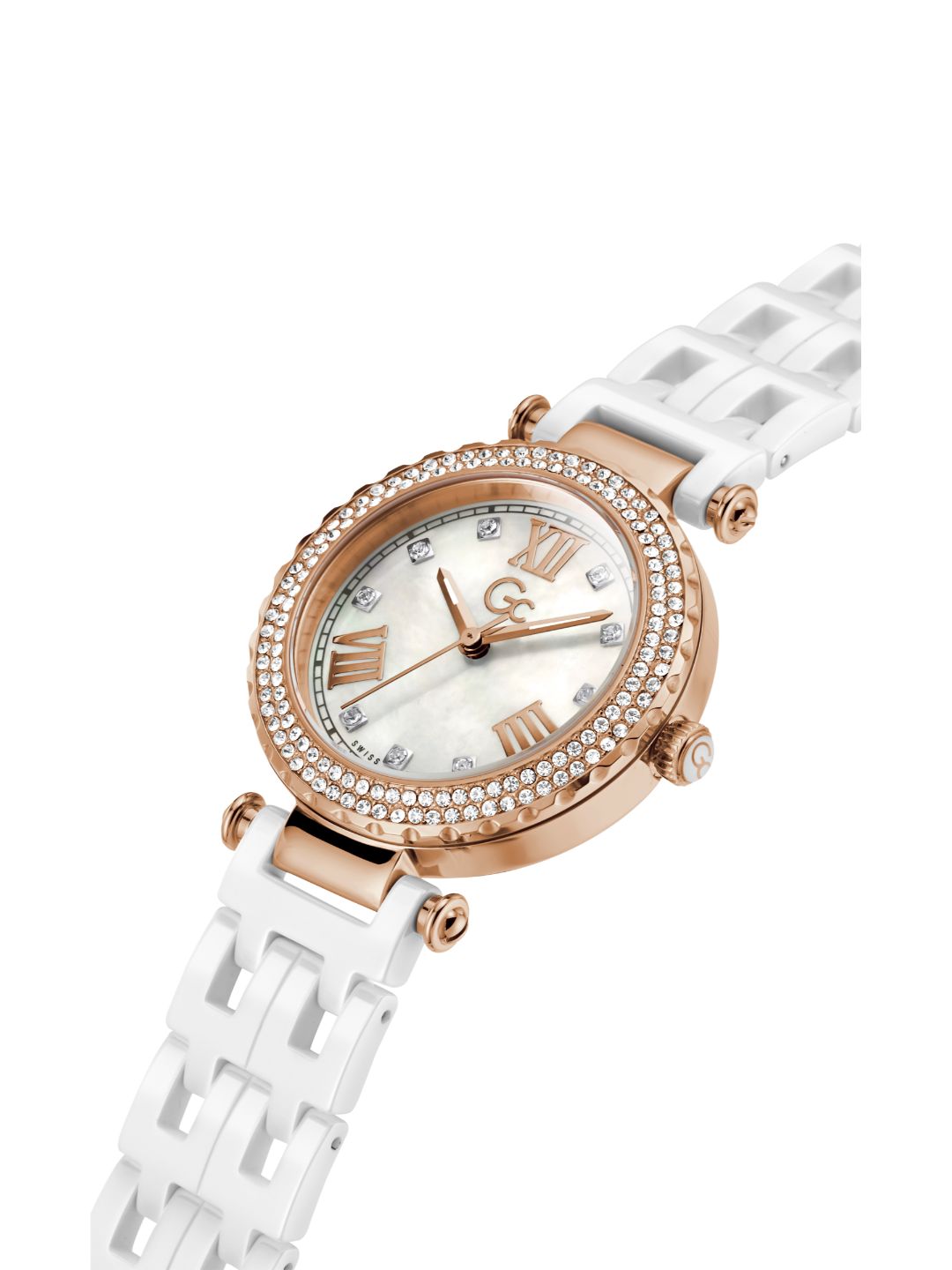 Guess Collection 32 mm Women White Wrist Watch Y66006L1MF