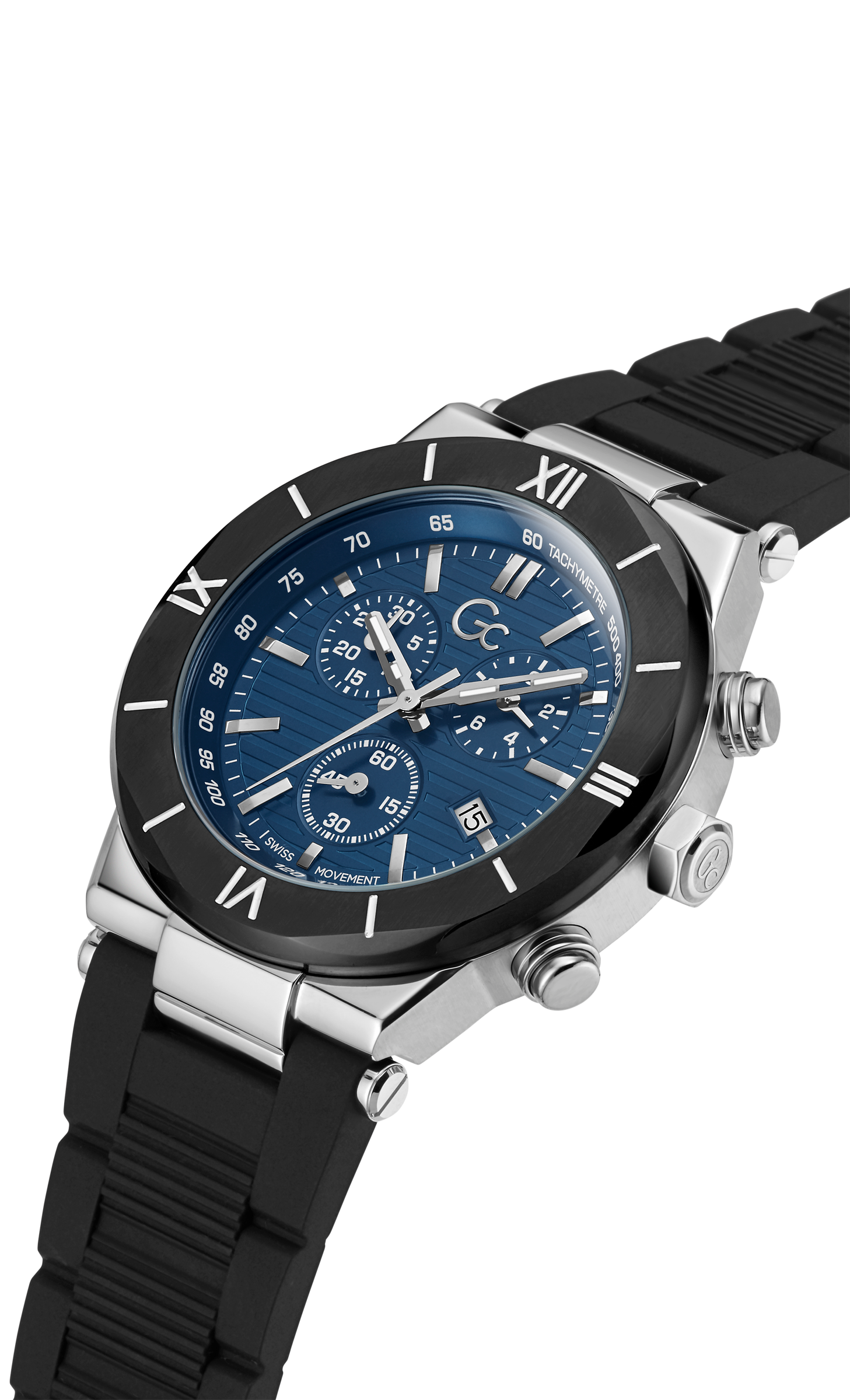 Guess Collection 44 mm Blue Dial Gents Watch Y69002G7MF