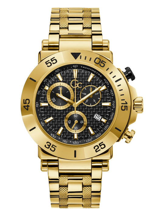 GC Men Black Wrist Watch - Y70004G2MF