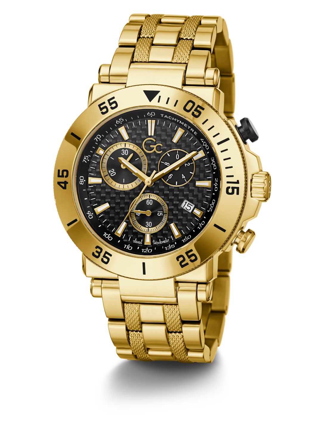 Guess Collection 44 mm Men Black Wrist Watch Y70004G2MF
