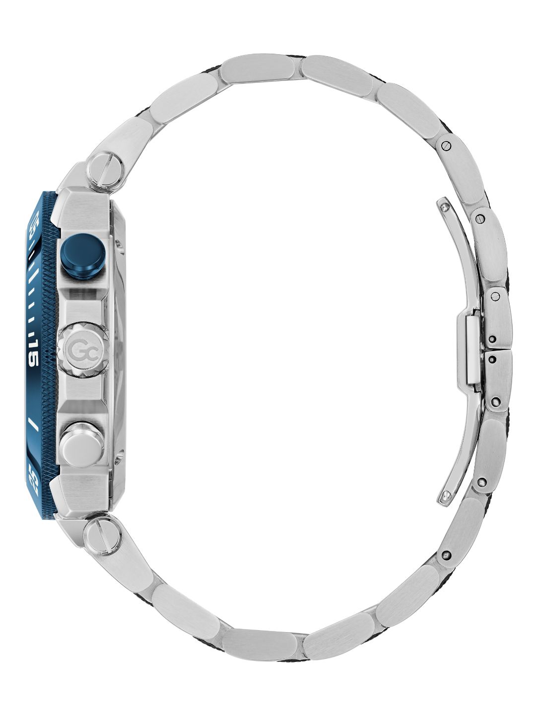 Guess Collection 44 mm Men Blue Wrist Watch Y70005G2MF
