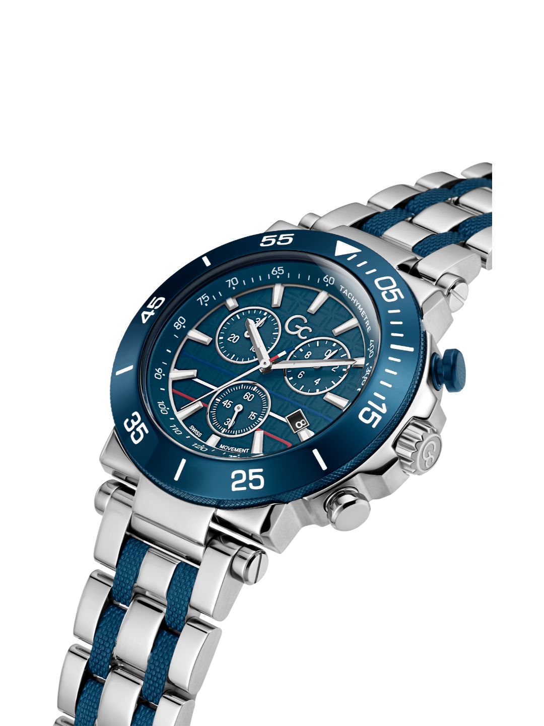 Guess Collection 44 mm Men Blue Wrist Watch Y70005G2MF