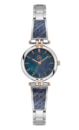 Guess Collection 25 mm Blue Dial Quartz Analog Women Watch Y72004L7MF