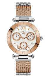 Guess Collection 38 mm White Dial Ladies Watch Y77002L1MF
