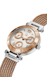 Guess Collection 38 mm White Dial Ladies Watch Y77002L1MF
