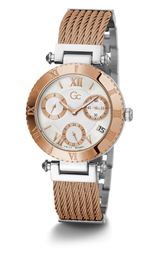 Guess Collection 38 mm White Dial Ladies Watch Y77002L1MF