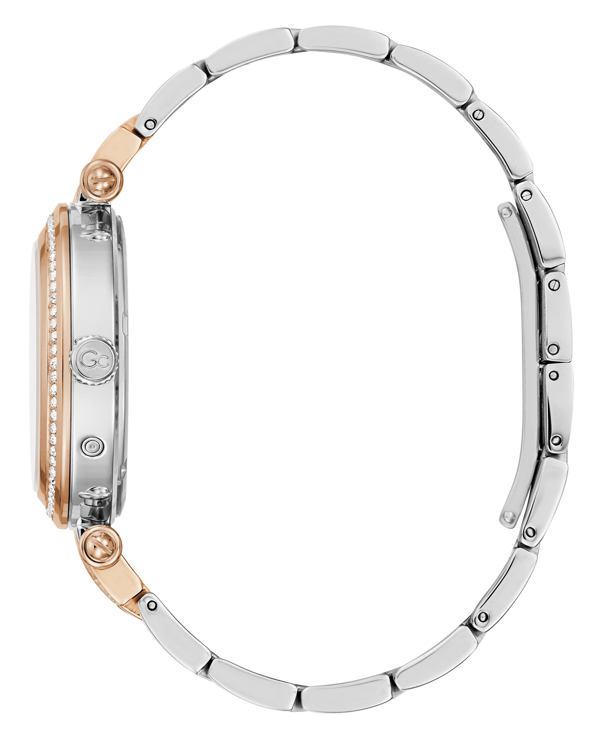 Guess Collection White Dial Quartz Day & Date Women Watch Y78003L1MF