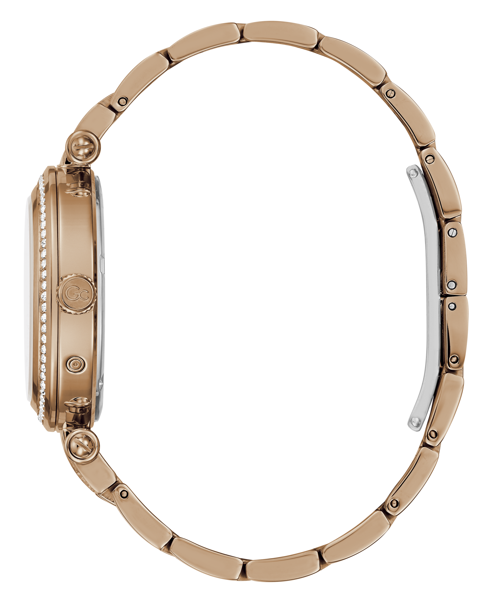 Guess Collection 36 mm White Dial Quartz Day & Date Women Watch Y78004L1MF