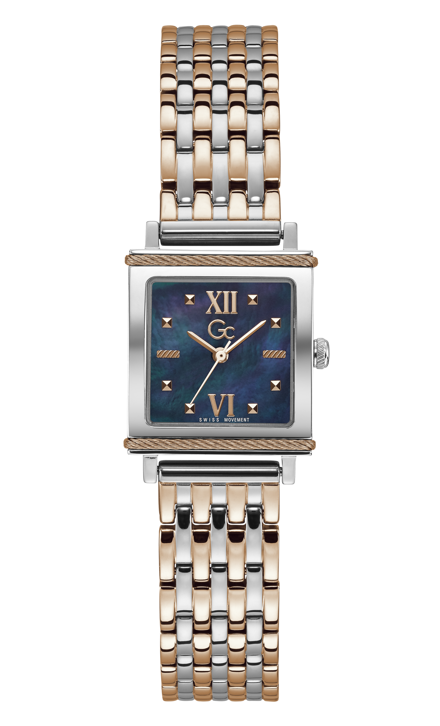Guess Collection 22 mm Blue Dial Quartz Analog Women Watch Y79001L7MF