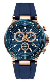 Guess Collection 45 mm Blue Dial Quartz Chronograph Men Watch Y81007G7MF