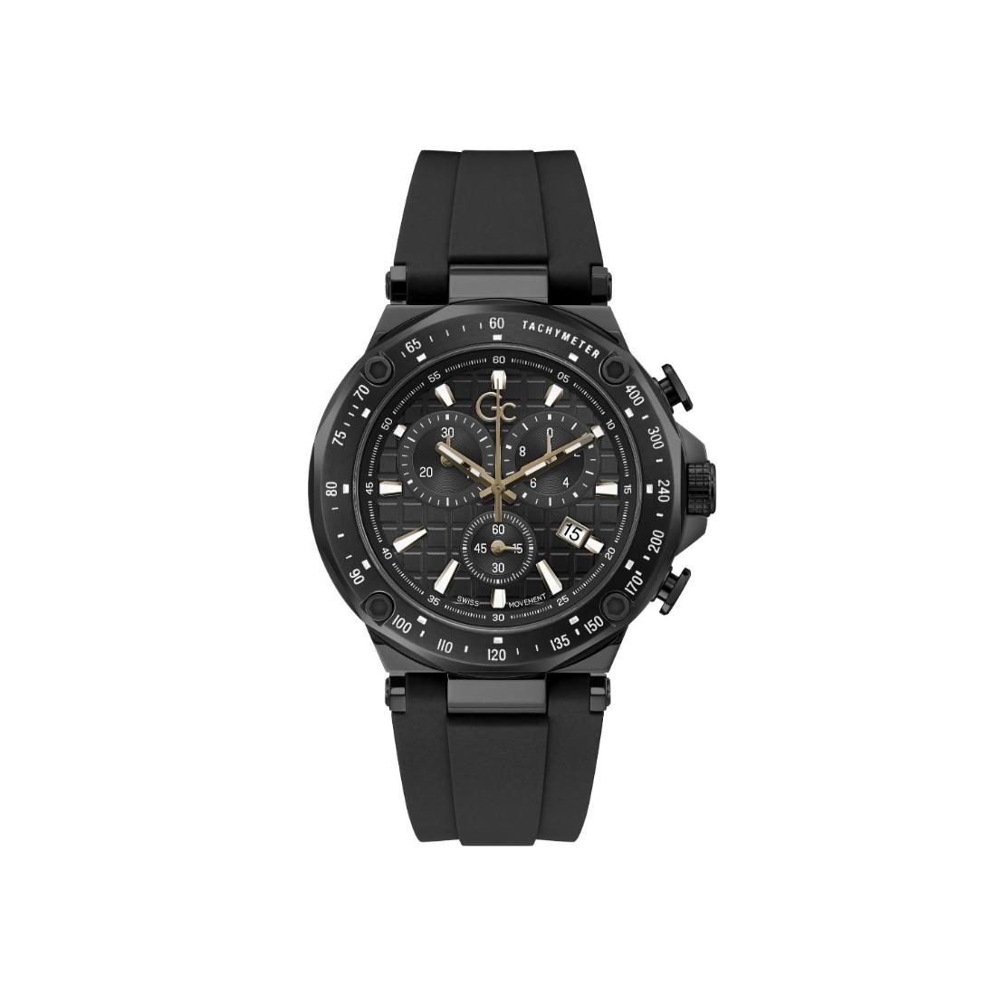 Guess Collection Men Black Dial 45 mm Analog Watch Y81008G2MF