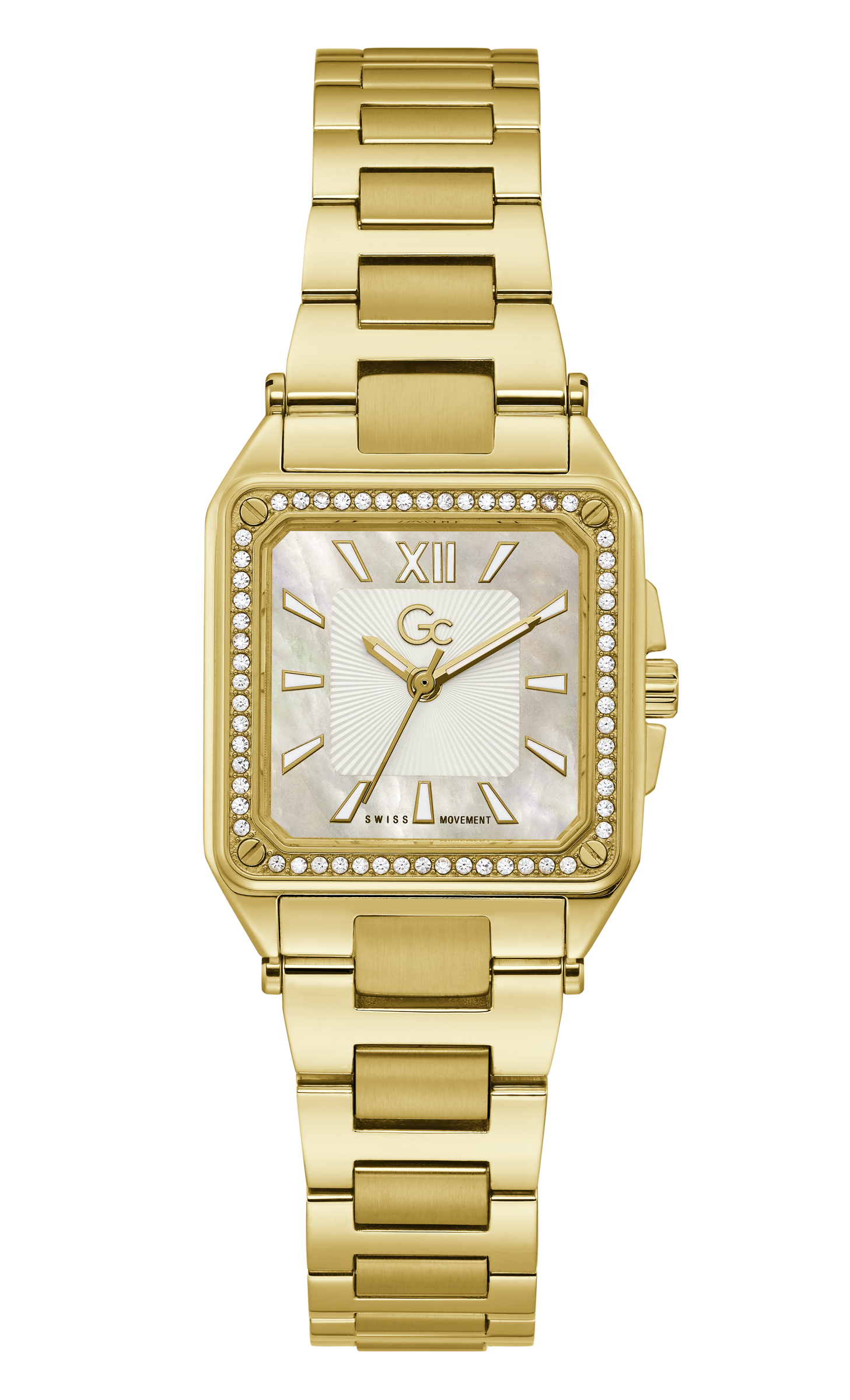 Guess Collection White Dial Quartz Analog Women Watch Y85001L1MF