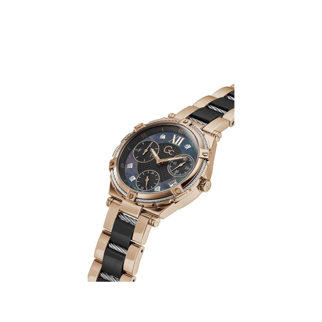 Guess Collection Women Black Dial 38 mm Analog Watch Y87001L2MF