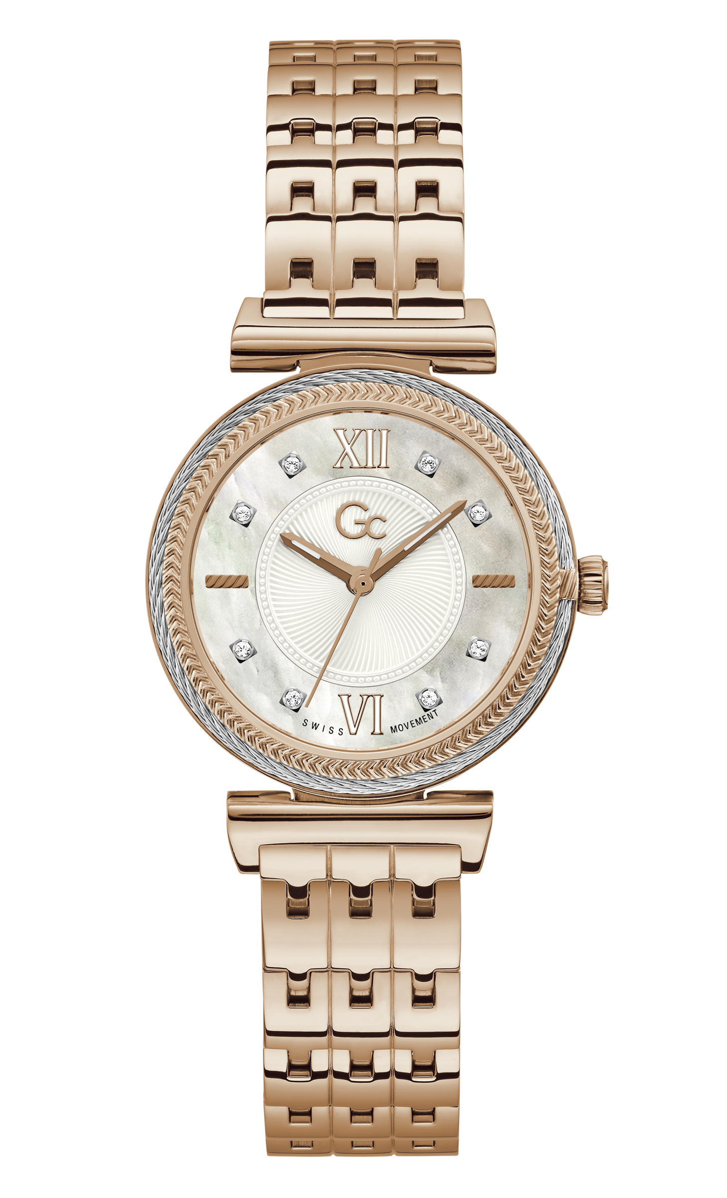 Guess Collection White Dial Quartz Analog Women Watch Y88002L1MF