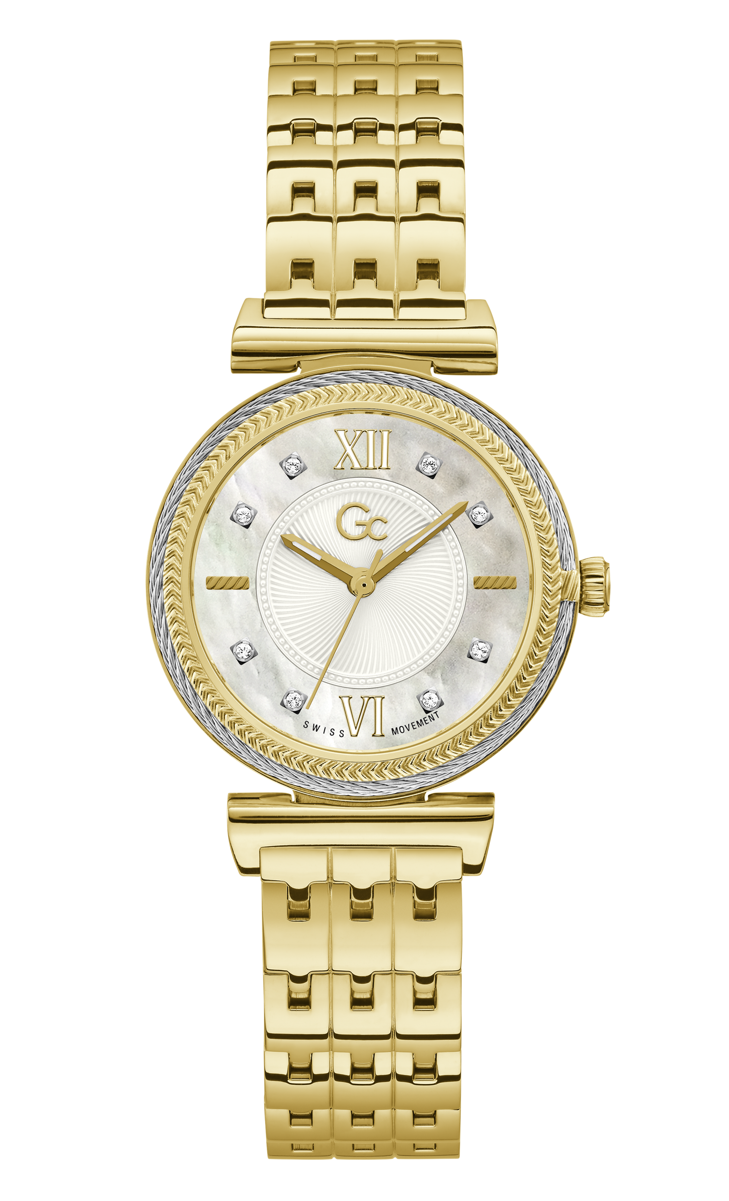 Guess Collection 32 mm White Dial Quartz Analog Women Watch Y88003L1MF
