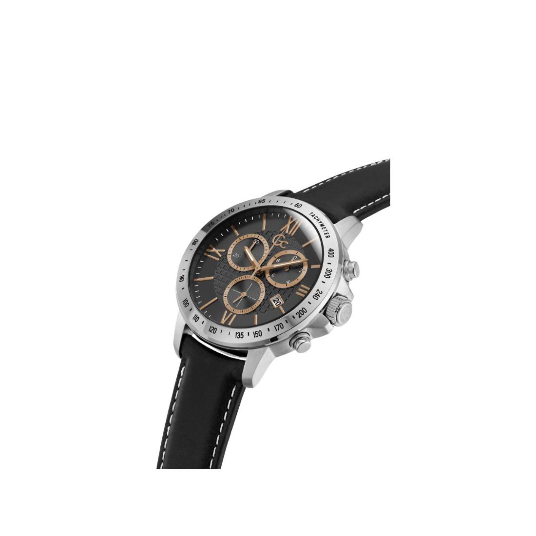 Guess Collection Men Black Dial 44 mm Analog Watch Y91001G2MF