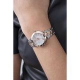 Guess Collection Gdr Illusion White Round Dial Analog Women Watch Y93004L1MF