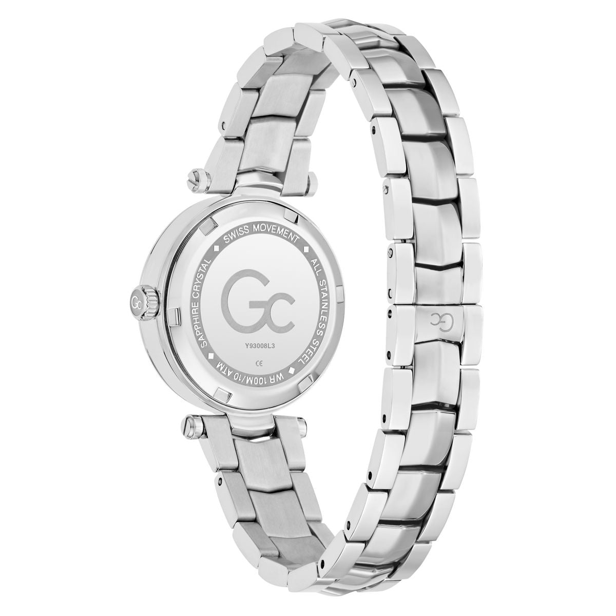Guess Collection Dress Women 30 mm Pink Dial Analog Watch Y93008L3