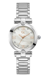 Guess Collection 34 mm White Dial Quartz Analog Women Watch Y96003L1MF