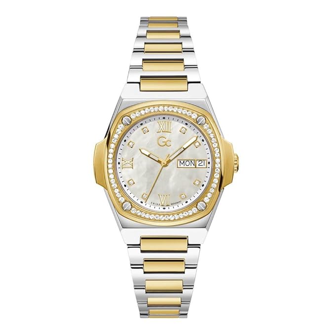 Guess Collection 36 mm White Dial Analog Women's Watch Y98008L1MF