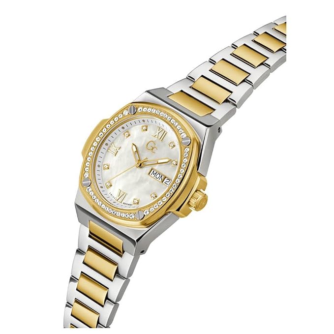 Guess Collection 36 mm White Dial Analog Women's Watch Y98008L1MF