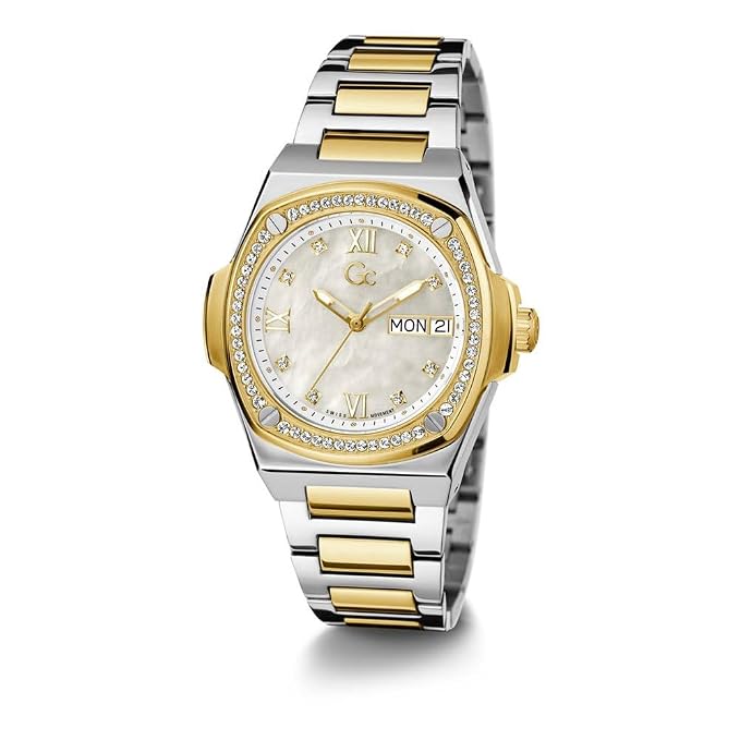Guess Collection 36 mm White Dial Analog Women's Watch Y98008L1MF