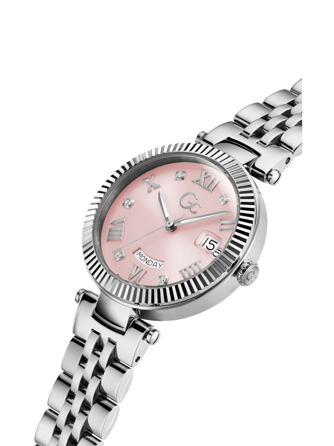 Guess Collection 34 mm Women Pink Wrist Watch Z01001L3MF
