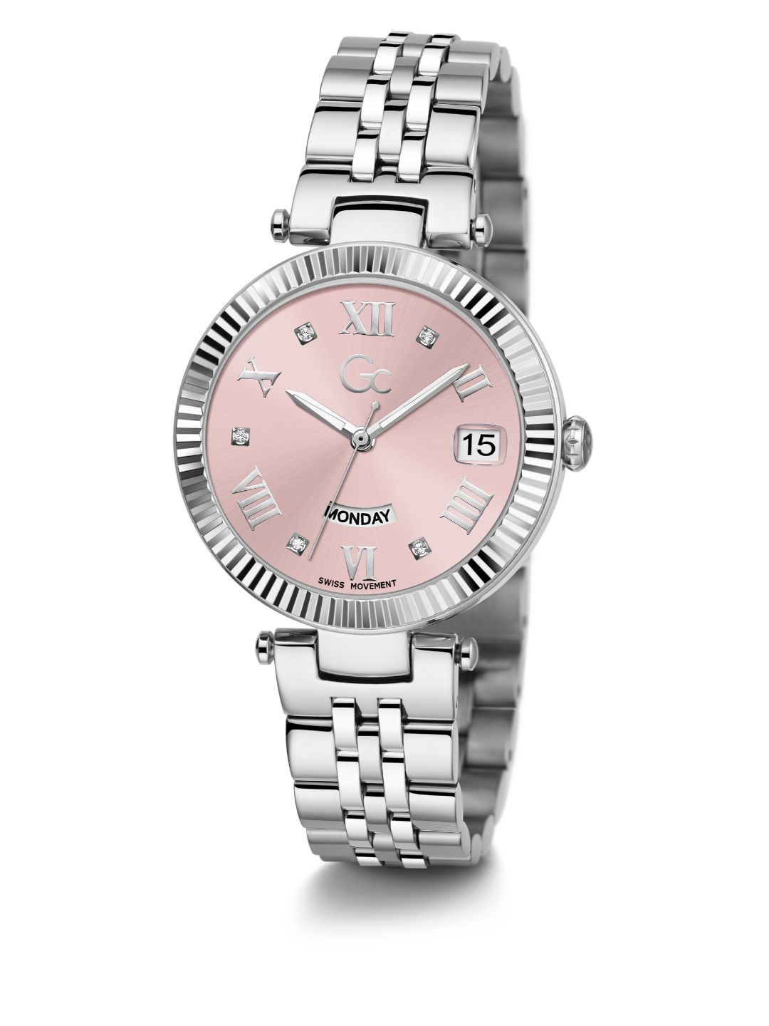 Guess Collection 34 mm Women Pink Wrist Watch Z01001L3MF