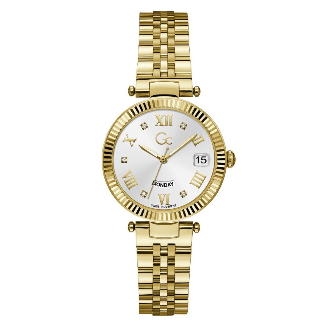 Guess Collection Gdr Flair White Round Dial Analog Women Watch Z01004L1MF