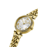 Guess Collection Gdr Flair White Round Dial Analog Women Watch Z01004L1MF