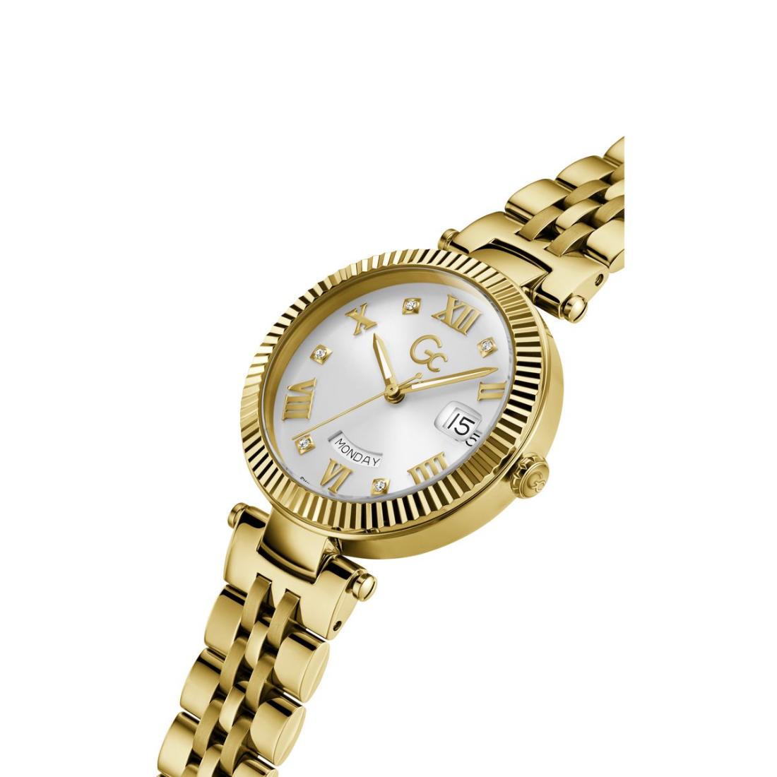 Guess Collection Gdr Flair White Round Dial Analog Women Watch Z01004L1MF
