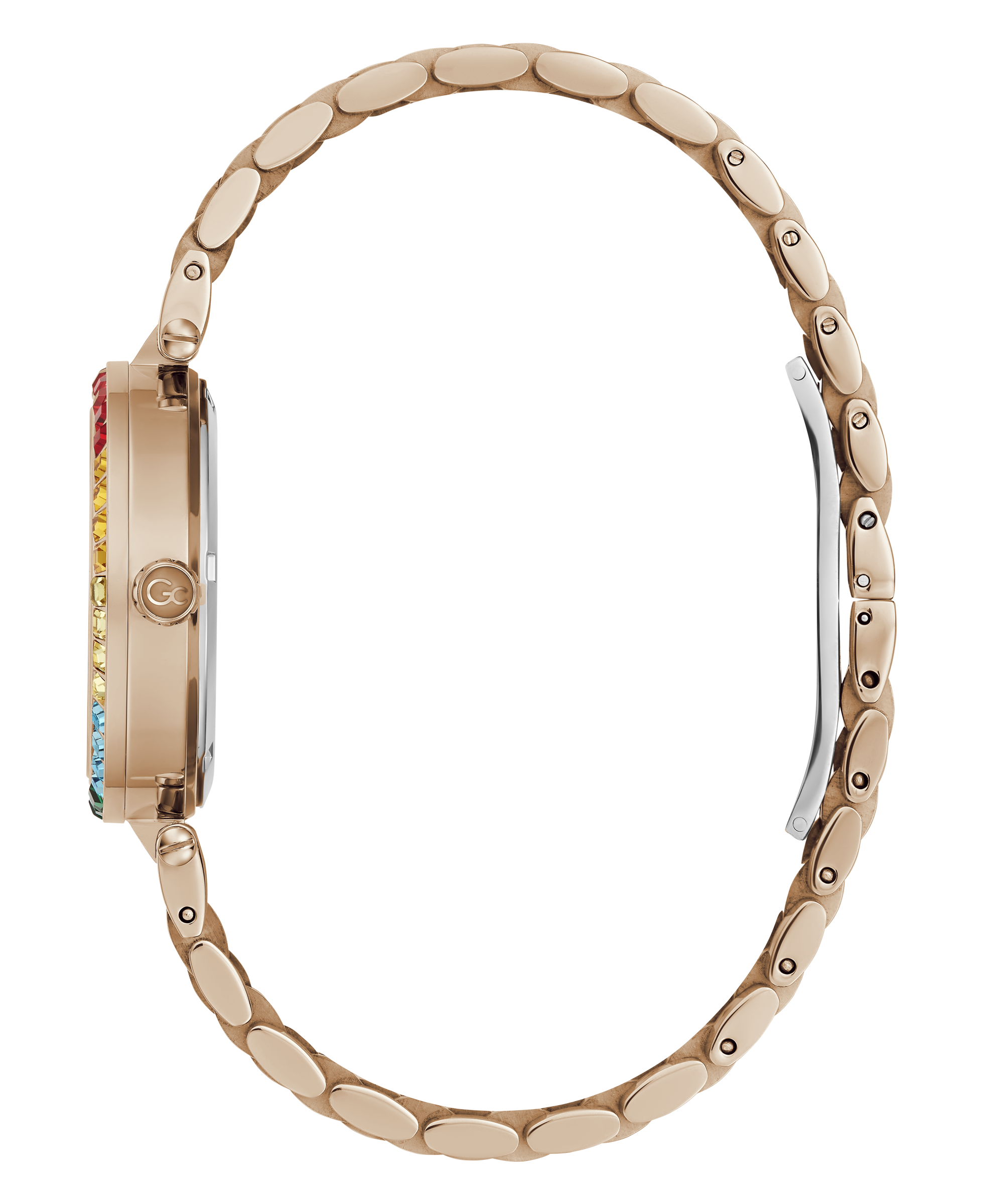 Guess Collection 34 mm Rose Gold Dial Quartz Day/Date Women Watch Z01008L3MF