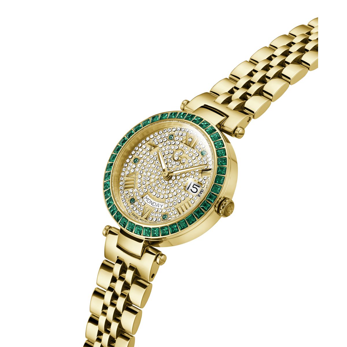 Guess Collection Sportchic Women 34 mm White Dial Analog Watch Z01013L1MF