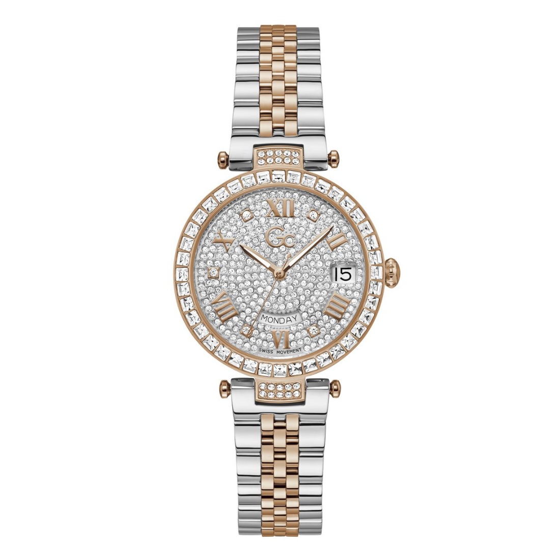 Guess Collection Sportchic Women 34 mm White Dial Analog Watch Z01014L1MF